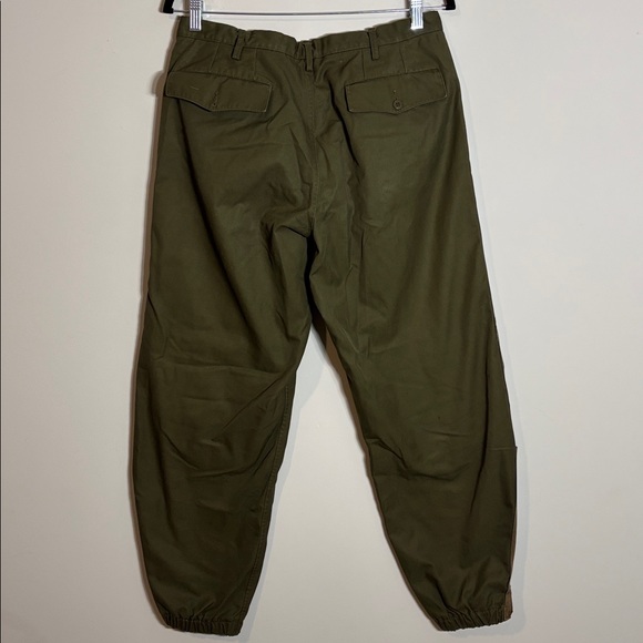 Vintage Italian Military Pants Padded Knee Button Fly 32x29 - Picture 5 of 6